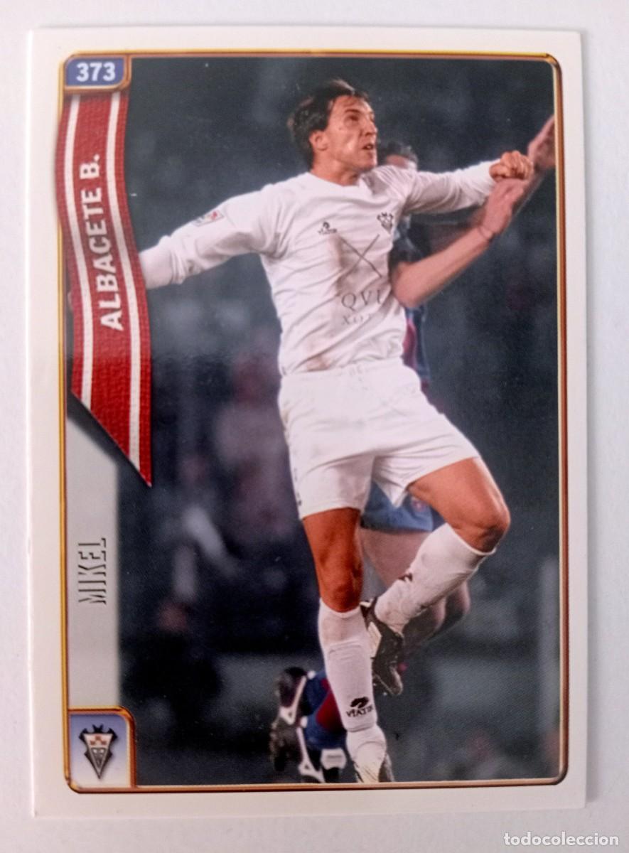 Cromos de f&uacute;tbol: CROMO FUTBOL ALBACETE BALOMPI&Eacute; MUNDI CROMO 2004-2005: MIKEL