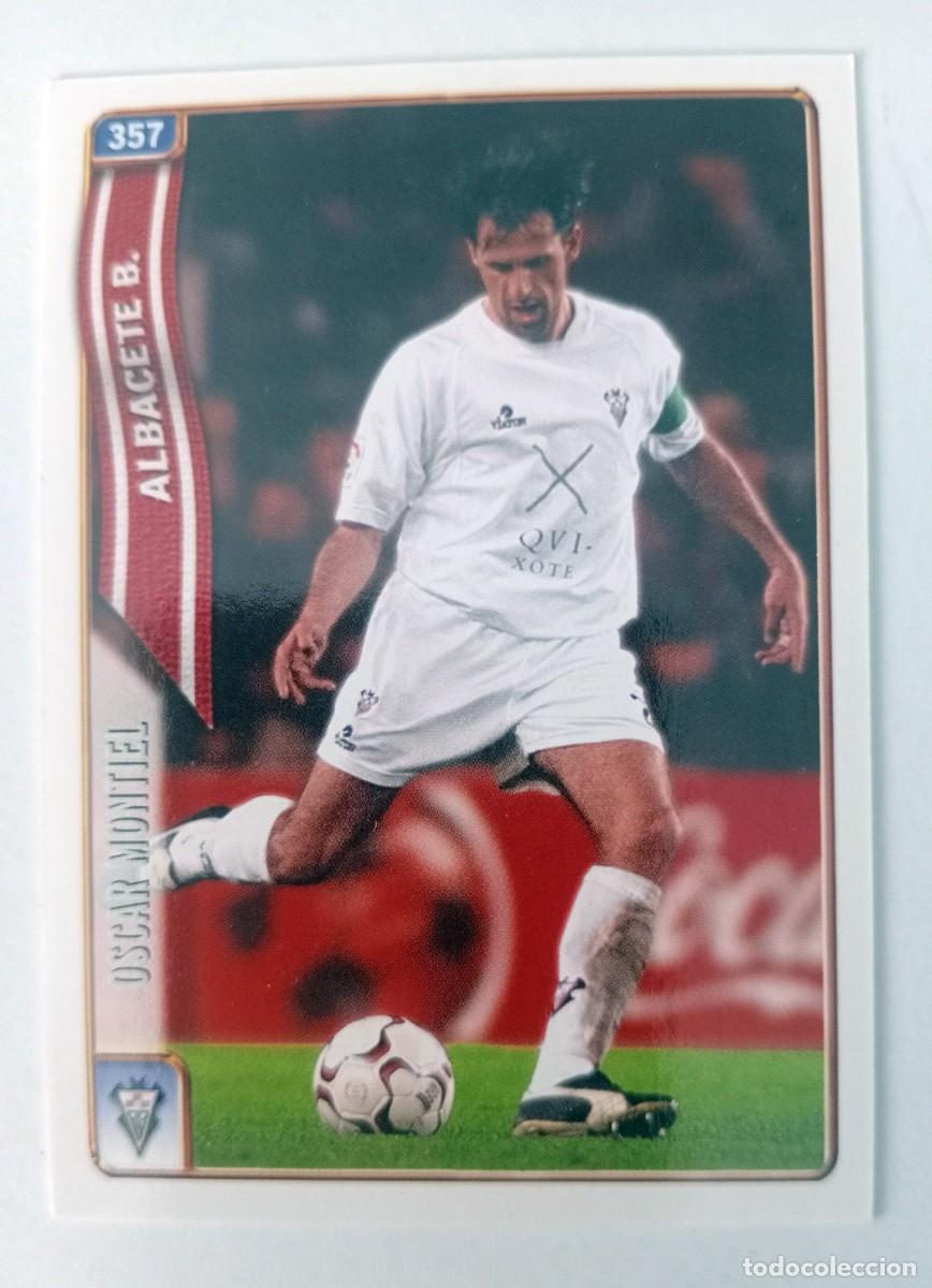 Cromos de f&uacute;tbol: CROMO FUTBOL ALBACETE BALOMPI&Eacute; MUNDI CROMO 2004-2005: OSCAR MONTIEL