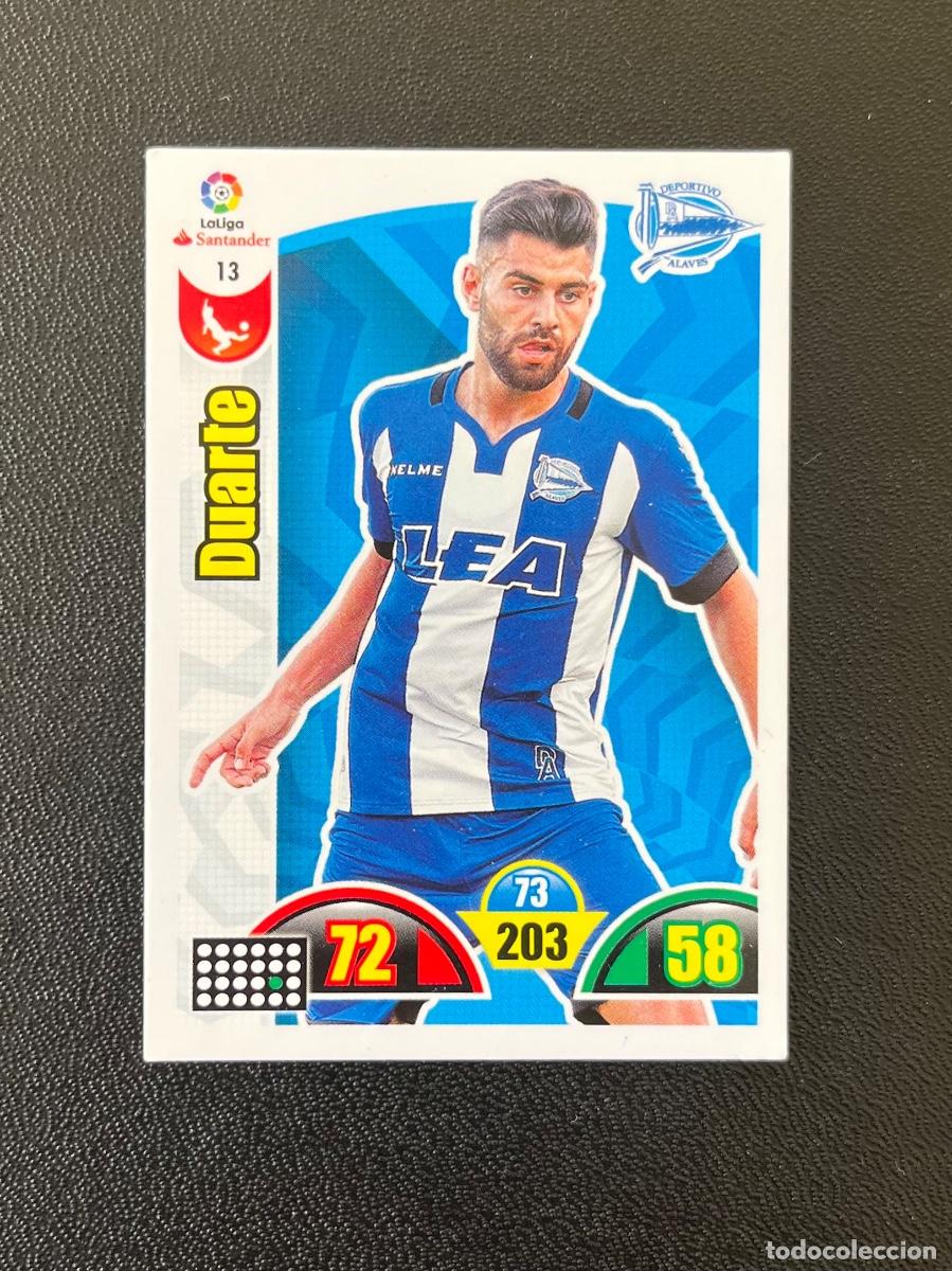Cromos de f&uacute;tbol: 13 DUARTE DEPORTIVO ALAV&Eacute;S ADRENALYN XL 2017 2018 CROMO PANINI LA LIGA SANTANDER 17 18