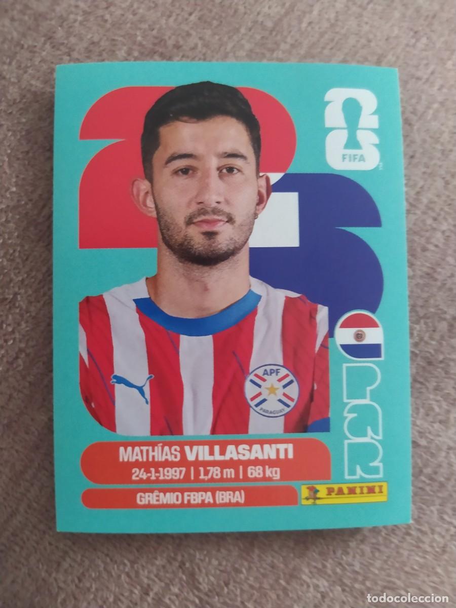 Cromos de f&uacute;tbol: PAR 09 PAR9 Mathias VILLASANTI 9 Paraguay Mundial 2026 Panini