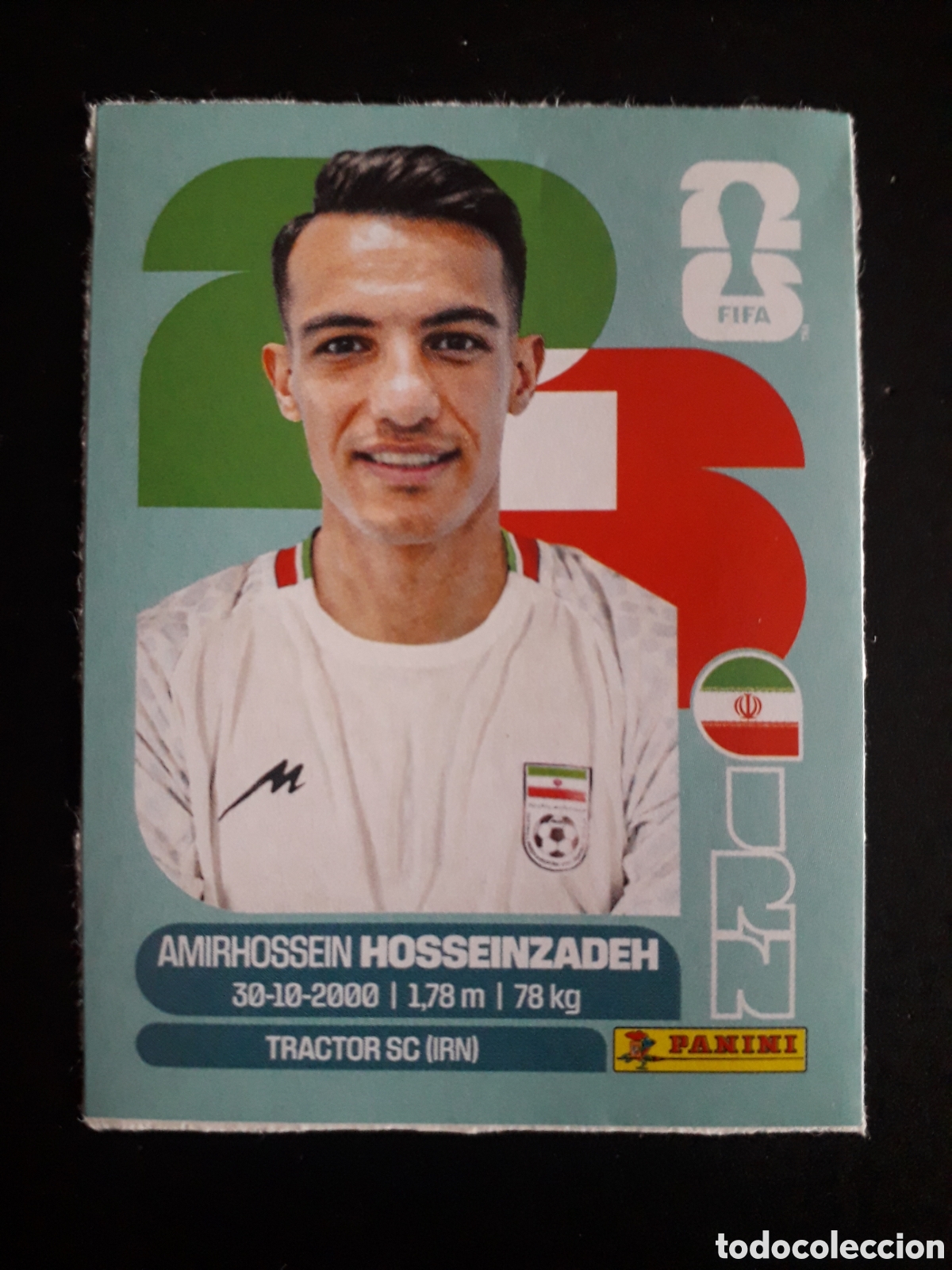 Cromos de f&uacute;tbol: HOSSEINZADEH IR&Aacute;N UPDATE ACTUALIZACI&Oacute;N MUNDIAL F&Uacute;TBOL 2026 FIFA WORLD CUP PANINI PEDIDO M&Iacute;NIMO 3&euro;