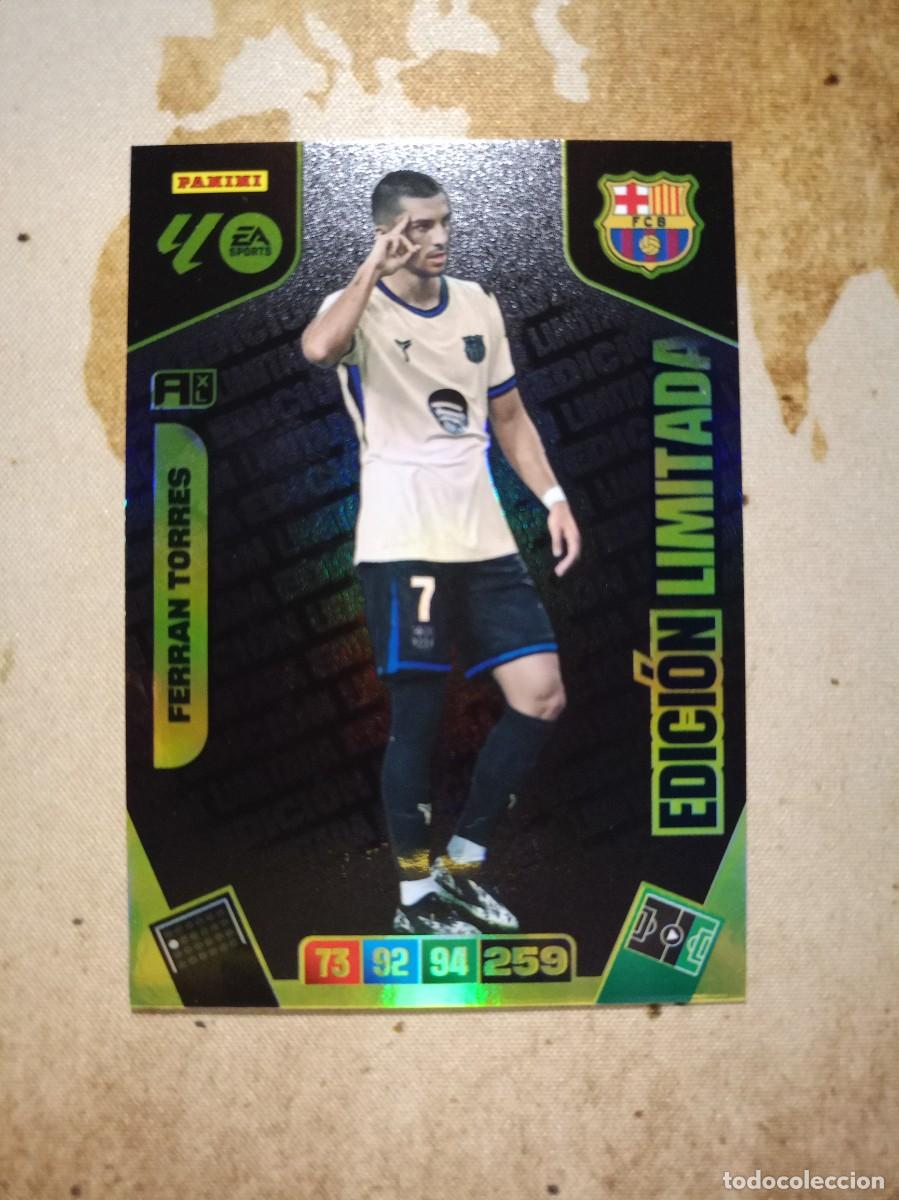 Cromos de f&uacute;tbol: Edici&oacute;n Limitada FERRAN TORRES Adrenalyn 2025-26
