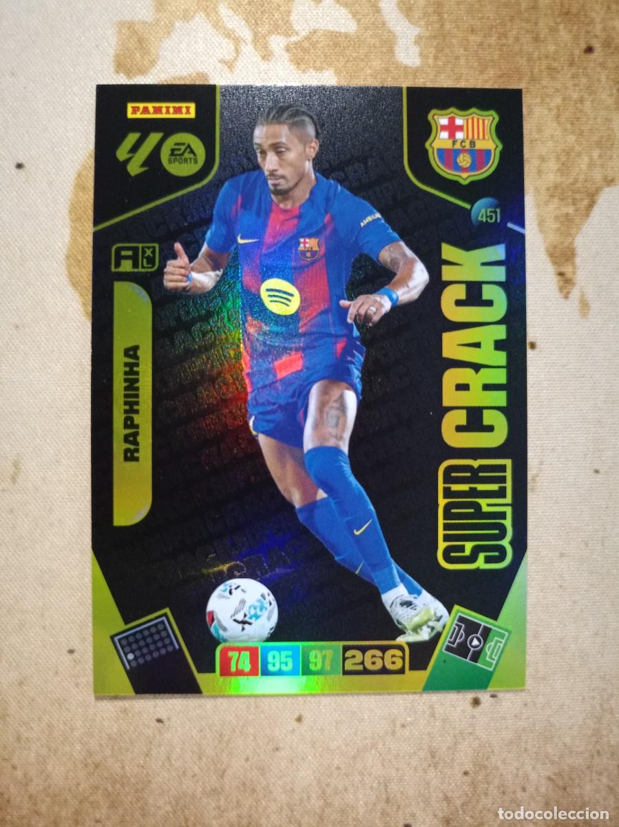 Cromos de f&uacute;tbol: S&uacute;per Crack 451 RAPHINHA Adrenalyn 2025-26