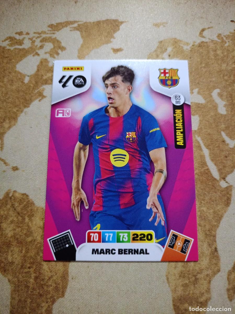 Cromos de f&uacute;tbol: Barcelona 63 bis MARC BERNAL Adrenalyn 2025-26