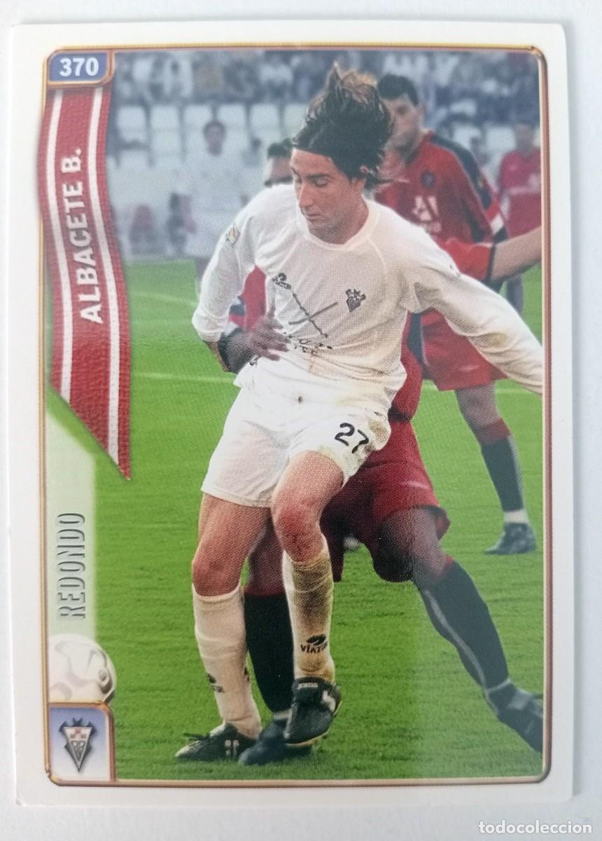 Cromos de f&uacute;tbol: CROMO FUTBOL ALBACETE BALOMPI&Eacute; MUNDI CROMO 2004-2005: REDONDO