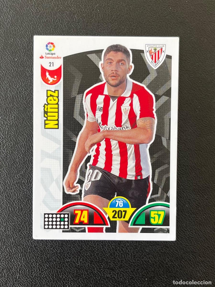 Cromos de f&uacute;tbol: 21 UNAI N&Uacute;&Ntilde;EZ ATHLETIC CLUB BILBAO ADRENALYN XL 2017 2018 CROMO PANINI LA LIGA SANTANDER 17 18