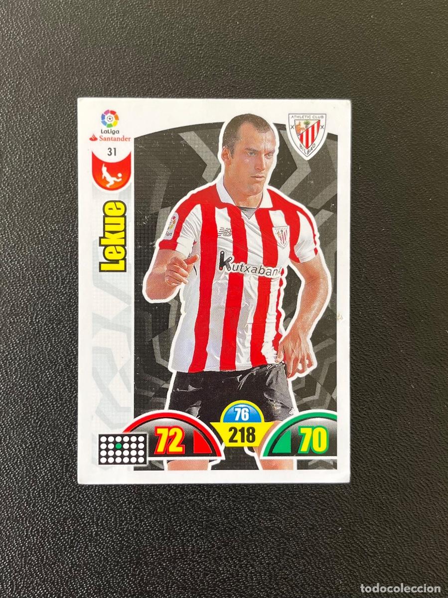 Cromos de f&uacute;tbol: 31 LEKUE ATHLETIC CLUB BILBAO ADRENALYN XL 2017 2018 CROMO PANINI LA LIGA SANTANDER 17 18