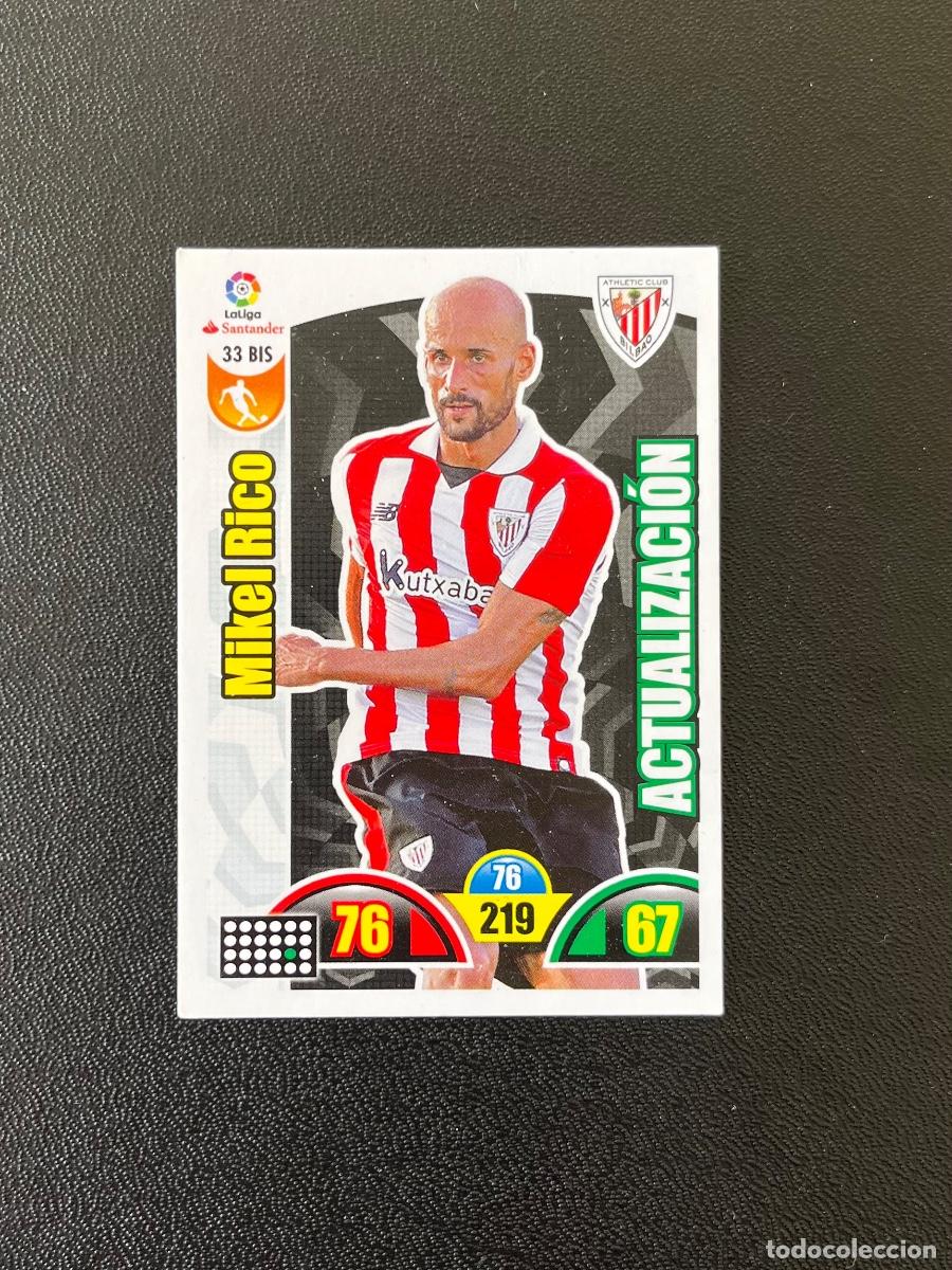 Cromos de f&uacute;tbol: 33 BIS MIKEL RICO ATHLETIC CLUB BILBAO ADRENALYN XL 2017 2018 CROMO PANINI LA LIGA SANTANDER 17 18