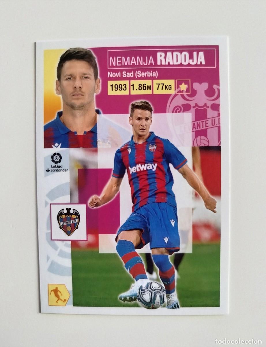 Cromos de f&uacute;tbol: Radoja 13 SIN PEGAR NUNCA PEGADO Levante UD Liga Ediciones Este 20 21 / 2020 2021