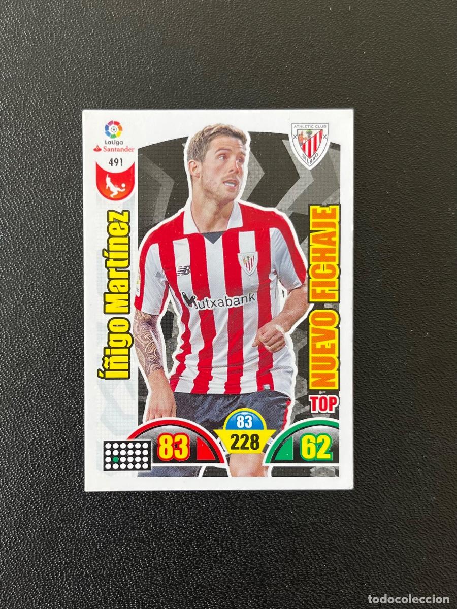 Cromos de f&uacute;tbol: 491 &Iacute;&Ntilde;IGO MART&Iacute;NEZ ATHLETIC CLUB BILBAO ADRENALYN XL 2017 2018 CROMO PANINI LA LIGA SANTANDER 17 18