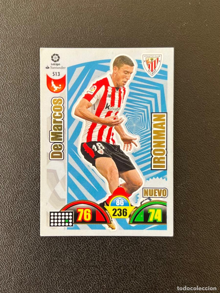 Cromos de f&uacute;tbol: 513 DE MARCOS IRONMAN ATHLETIC CLUB BILBAO ADRENALYN 2017 2018 CROMO PANINI LA LIGA SANTANDER 17 18