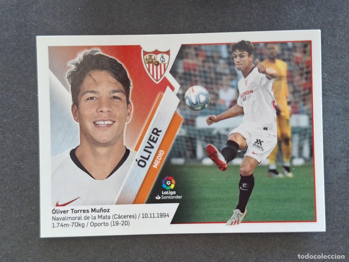 Cromos de f&uacute;tbol: L2 OLIVER SEVILLA F. C. FICHAJE 26 LIGA ESTE 2019 2020 19 20 NUNCA PEGADO SIN PEGAR
