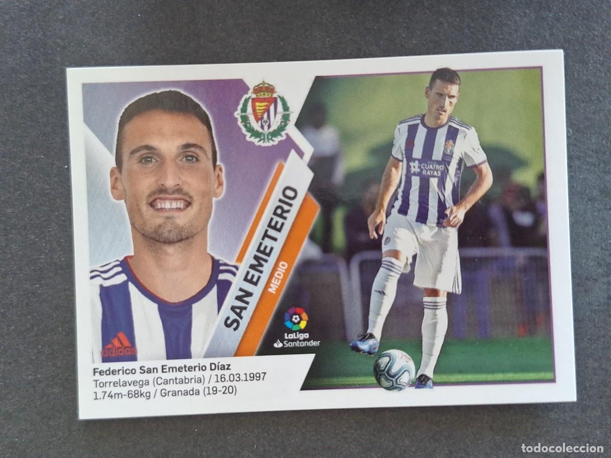 Cromos de f&uacute;tbol: L2 SAN EMETERIO REAL VALLADOLID FICHAJE 27 LIGA ESTE 2019 2020 19 20 NUNCA PEGADO SIN PEGAR