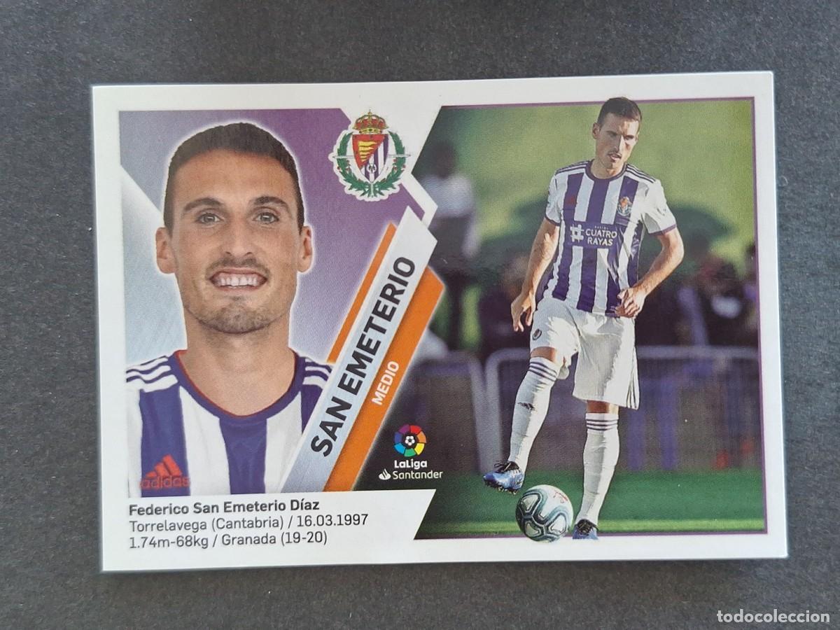 Cromos de f&uacute;tbol: L2 SAN EMETERIO REAL VALLADOLID FICHAJE 27 LIGA ESTE 2019 2020 19 20 NUNCA PEGADO SIN PEGAR