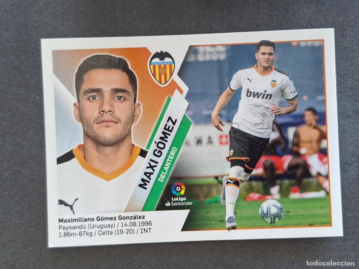 Cromos de f&uacute;tbol: L2 MAXI GOMEZ VALENCIA C. F. FICHAJE 28 LIGA ESTE 2019 2020 19 20 NUNCA PEGADO SIN PEGAR