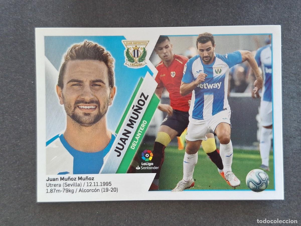 Cromos de f&uacute;tbol: L2 JUAN MU&Ntilde;OZ C. D. LEGANES FICHAJE 29 LIGA ESTE 2019 2020 19 20 NUNCA PEGADO SIN PEGAR