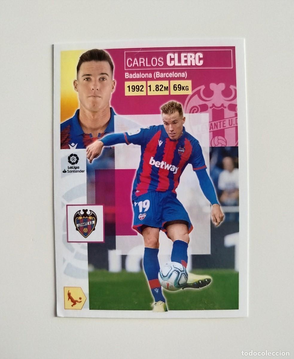 Football Stickers: Clerc 9 SIN PEGAR NUNCA PEGADO Levante UD Liga Ediciones Este 20 21 / 2020 2021