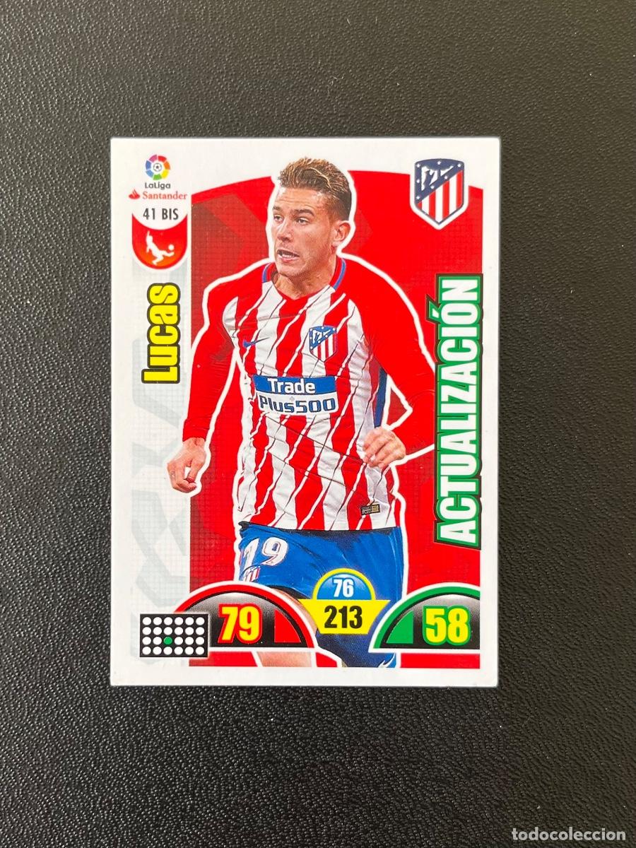 Football Stickers: 41 BIS LUCAS HERN&Aacute;NDEZ ATL&Eacute;TICO DE MADRID ADRENALYN 2017 2018 CROMO PANINI LA LIGA SANTANDER 17 18