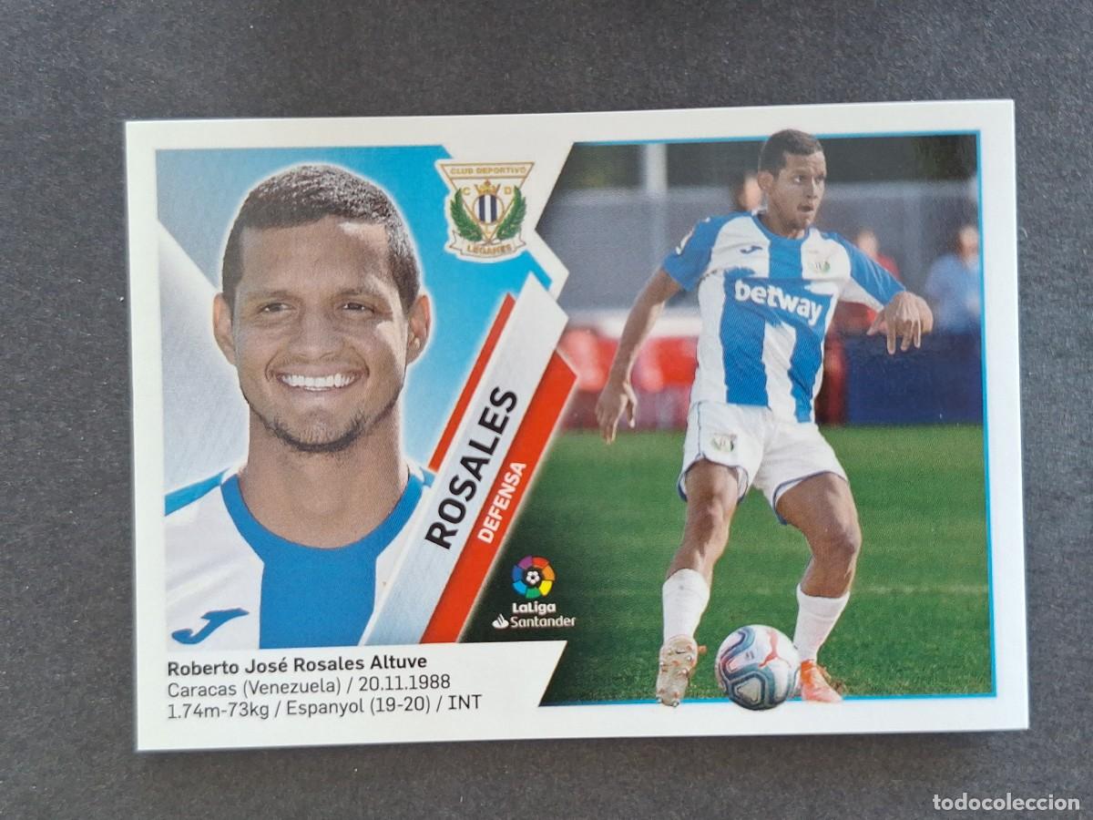 Cromos de f&uacute;tbol: L2 ROSALES C. D. LEGANES FICHAJE 35 LIGA ESTE 2019 2020 19 20 NUNCA PEGADO SIN PEGAR
