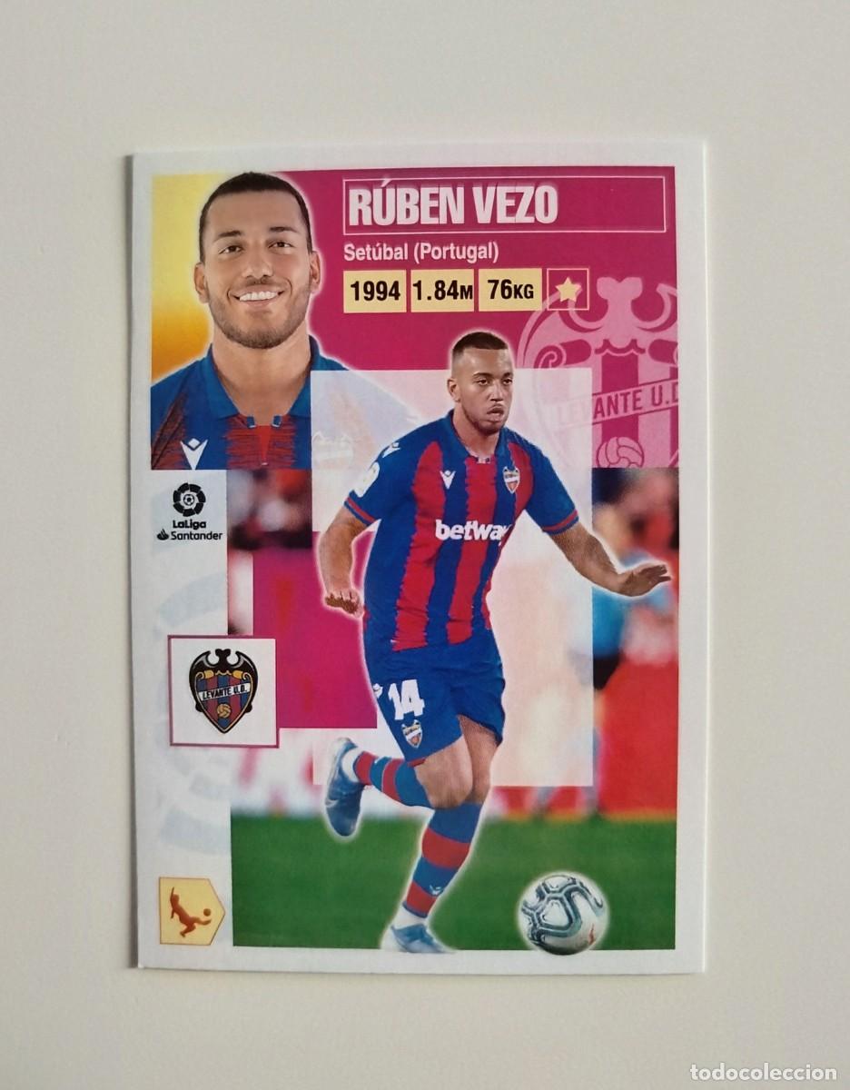Cromos de f&uacute;tbol: Rub&eacute;n Vezo 7 SIN PEGAR NUNCA PEGADO Levante UD Liga Ediciones Este 20 21 / 2020 2021
