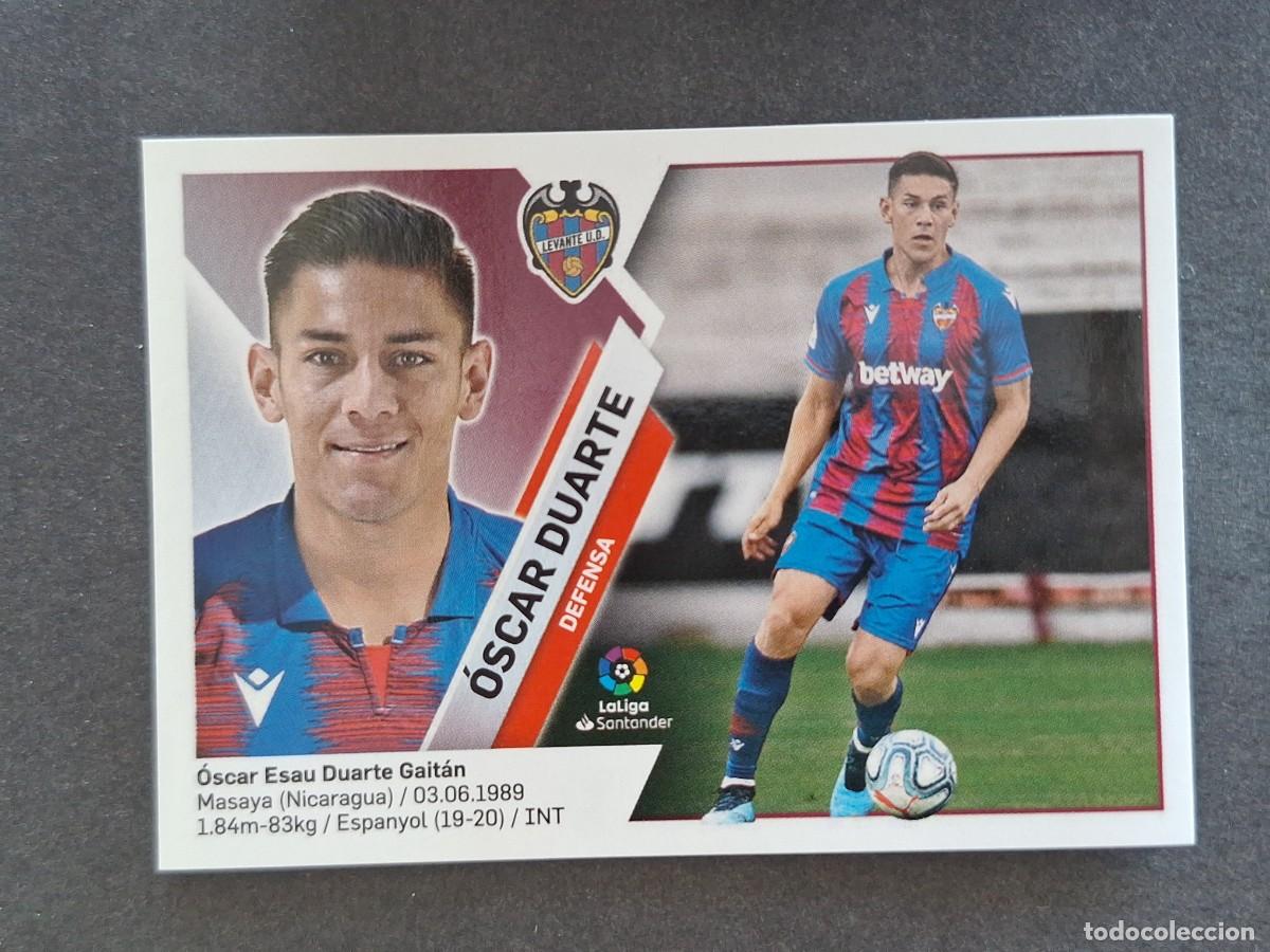 Cromos de f&uacute;tbol: L2 OSCAR DUARTE LEVANTE U. D. FICHAJE 40 LIGA ESTE 2019 2020 19 20 NUNCA PEGADO SIN PEGAR
