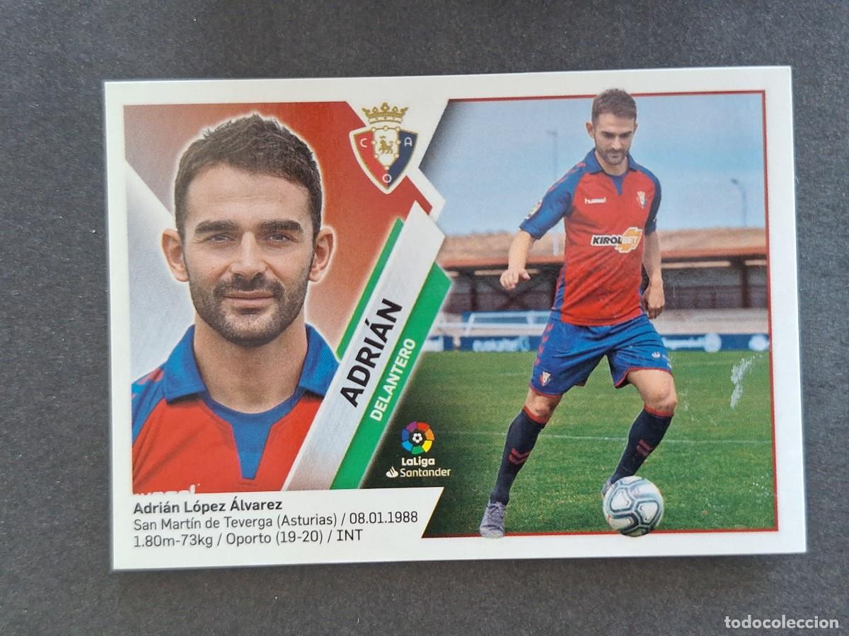 Cromos de f&uacute;tbol: L2 ADRIAN C. A. OSASUNA FICHAJE 43 LIGA ESTE 2019 2020 19 20 NUNCA PEGADO SIN PEGAR