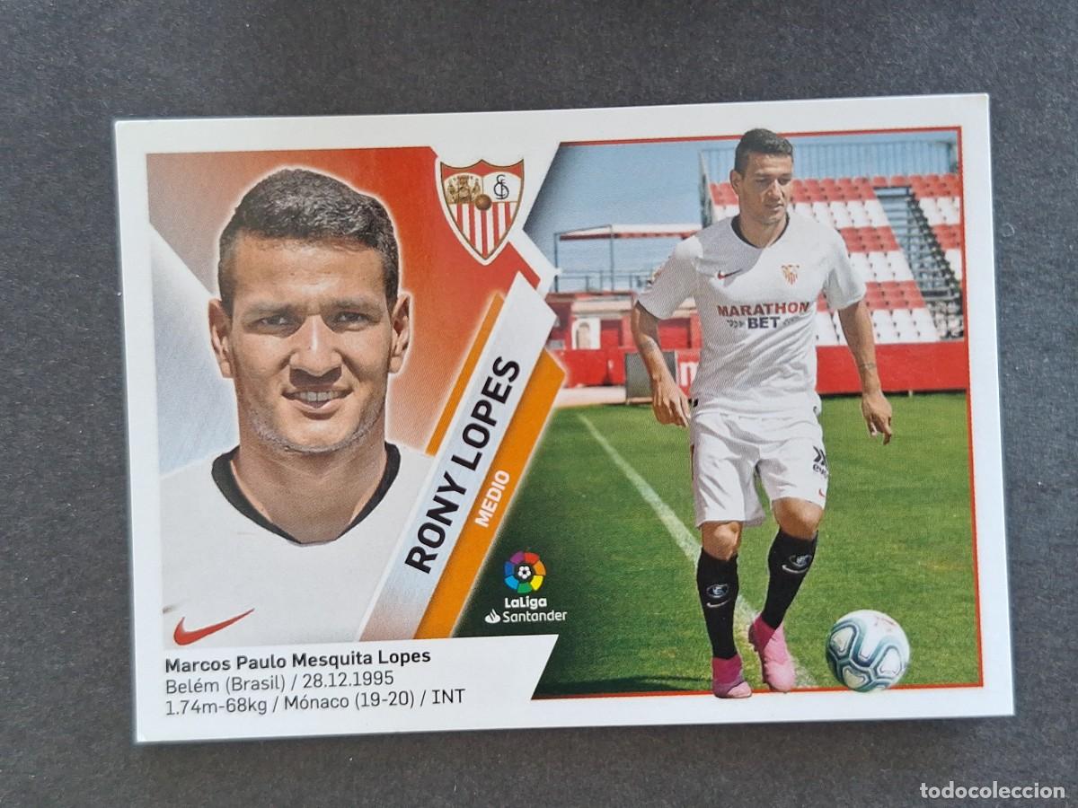 Cromos de f&uacute;tbol: L2 RONY LOPES SEVILLA F. C. FICHAJE 50 LIGA ESTE 2019 2020 19 20 NUNCA PEGADO SIN PEGAR