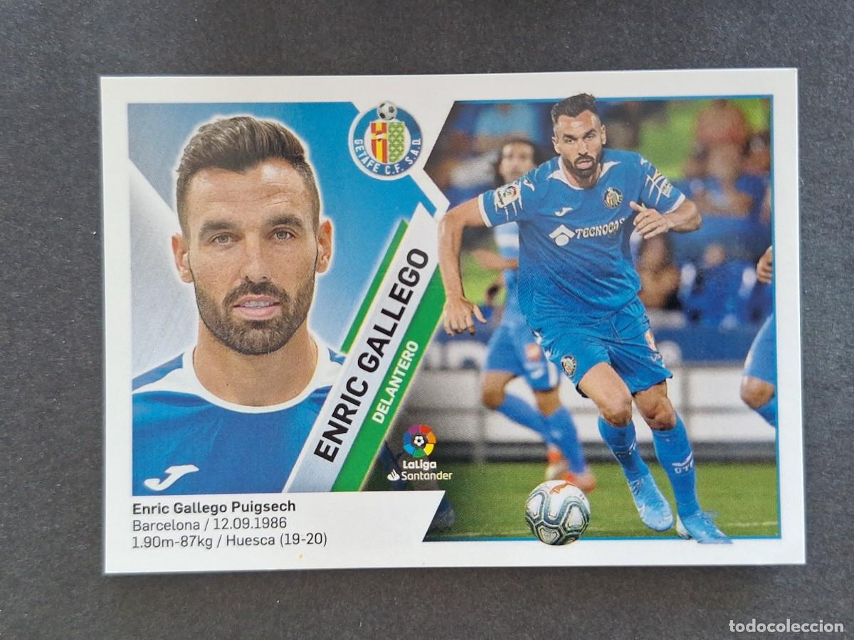 Cromos de f&uacute;tbol: L2 ENRIC GALLEGO GETAFE C. F. FICHAJE 54 LIGA ESTE 2019 2020 19 20 NUNCA PEGADO SIN PEGAR