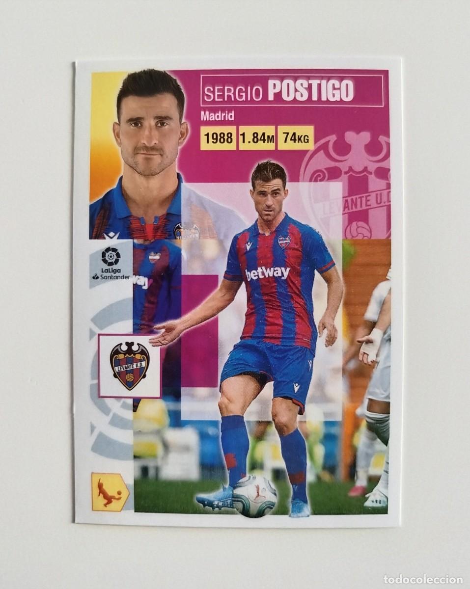Cromos de f&uacute;tbol: Postigo 6 SIN PEGAR NUNCA PEGADO Levante UD Liga Ediciones Este 20 21 / 2020 2021