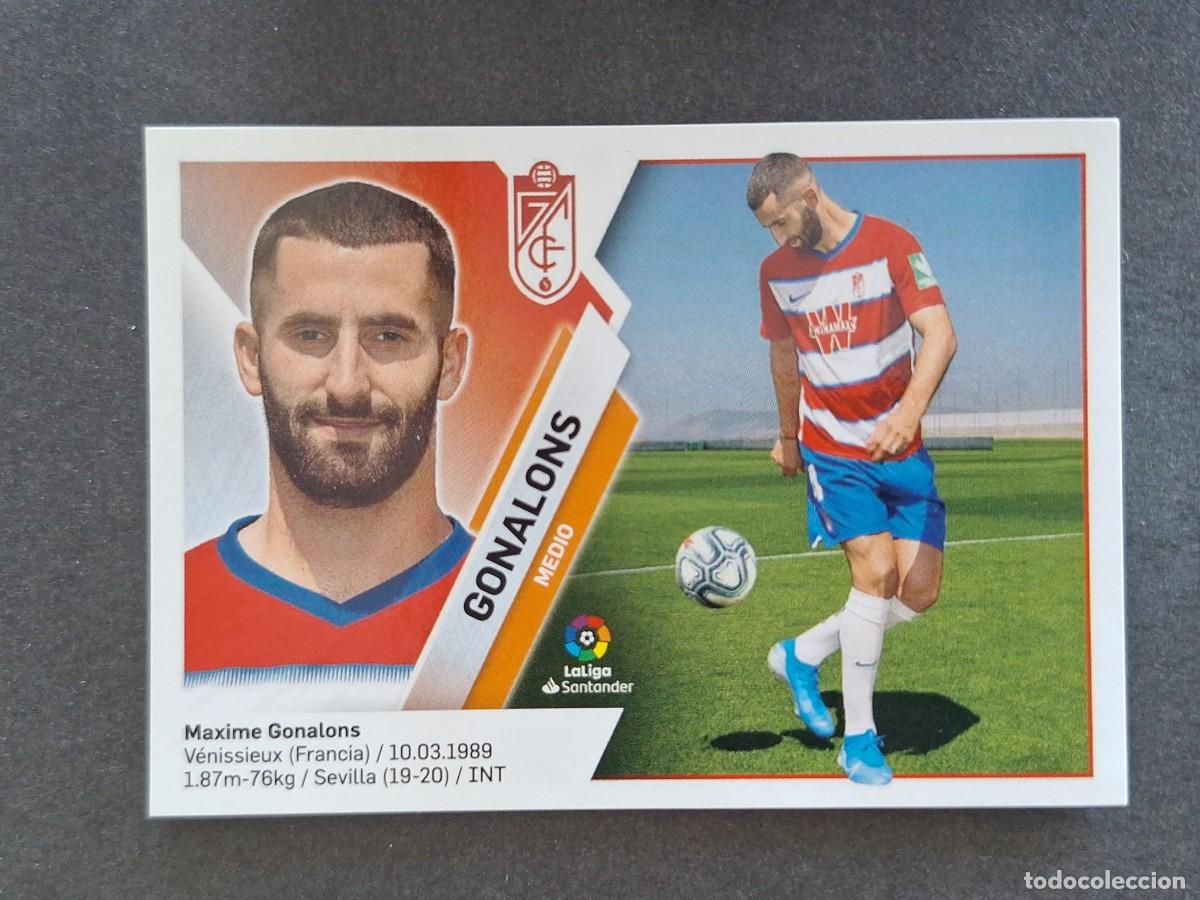 Cromos de f&uacute;tbol: L2 GONALONS GRANADA C. F. FICHAJE 60 LIGA ESTE 2019 2020 19 20 NUNCA PEGADO SIN PEGAR