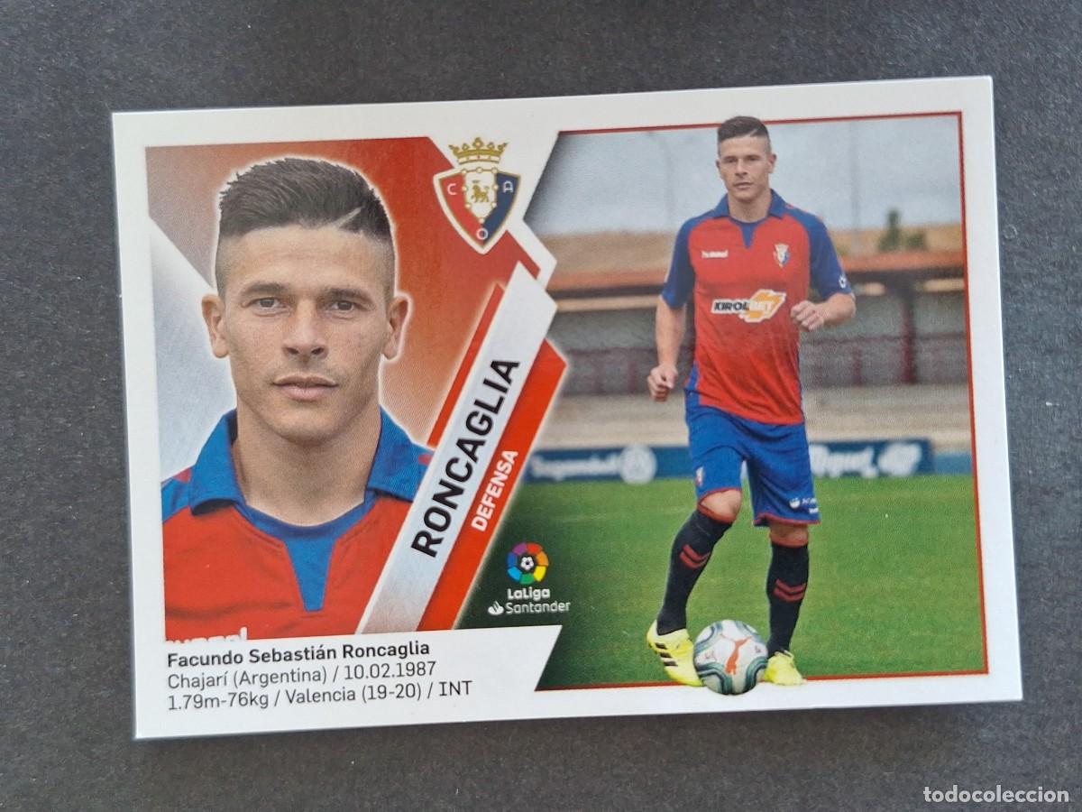 Cromos de f&uacute;tbol: L2 RONCAGLIA C. A. OSASUNA FICHAJE 61 LIGA ESTE 2019 2020 19 20 NUNCA PEGADO SIN PEGAR
