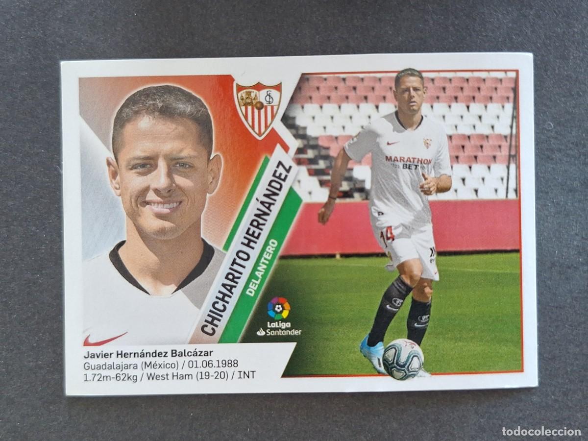 Cromos de f&uacute;tbol: L2 CHICHARITO HERNANDEZ SEVILLA F. C. FICHAJE 64 LIGA ESTE 2019 2020 19 20 NUNCA PEGADO SIN PEGAR