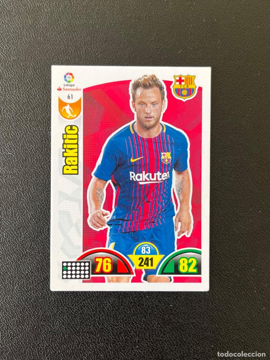 Cromos de f&uacute;tbol: 61 RAKITIC FC BARCELONA ADRENALYN 2017 2018 CROMO PANINI LA LIGA SANTANDER 17 18