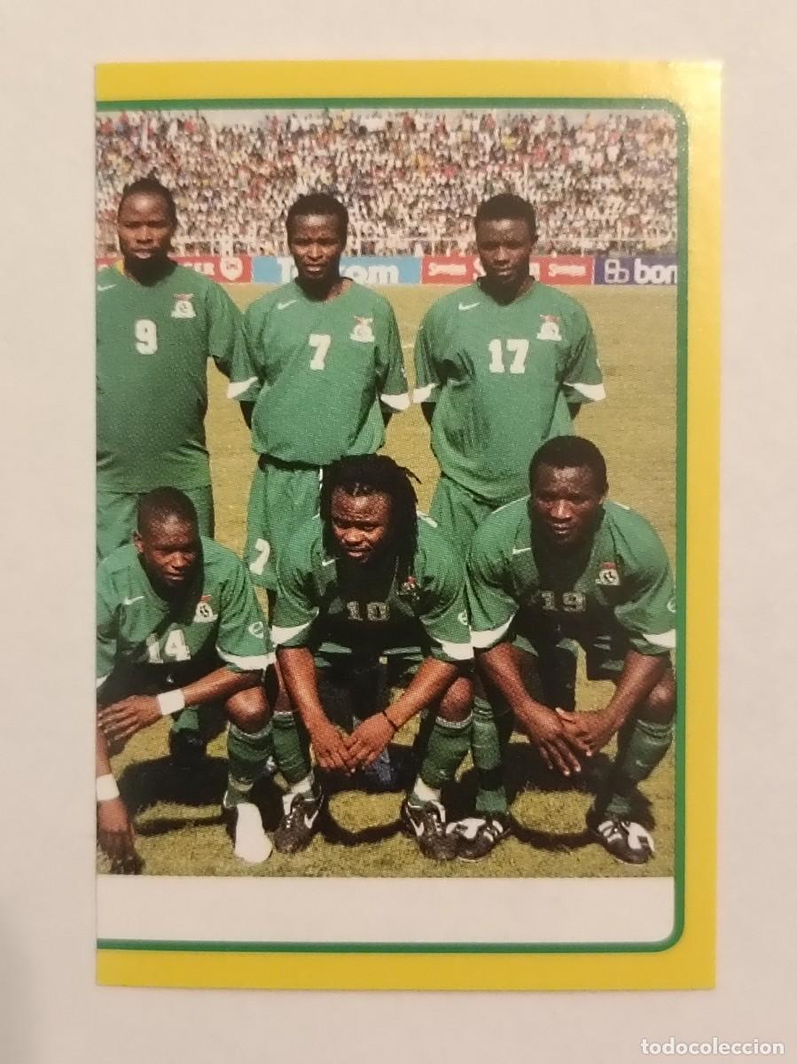 Cromos de f&uacute;tbol: #198 ALINEACION (ZAMBIA) AFRICA CUP/COPA 2008 PANINI