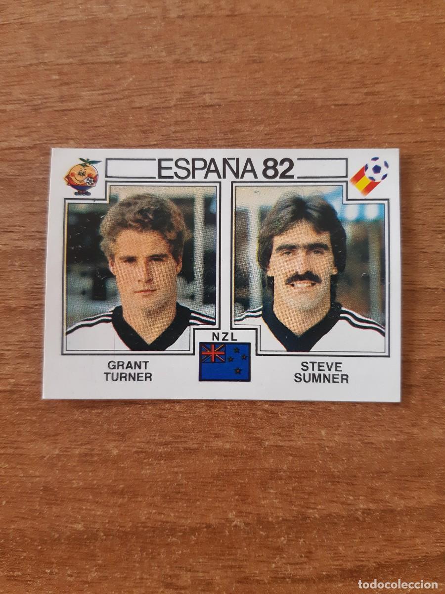 Cromos de f&uacute;tbol: N&deg;425 Turner - Summer (Nueva Zelanda) Mundial Espa&ntilde;a 82 PANINI 1982. Nunca pegado, sin pegar