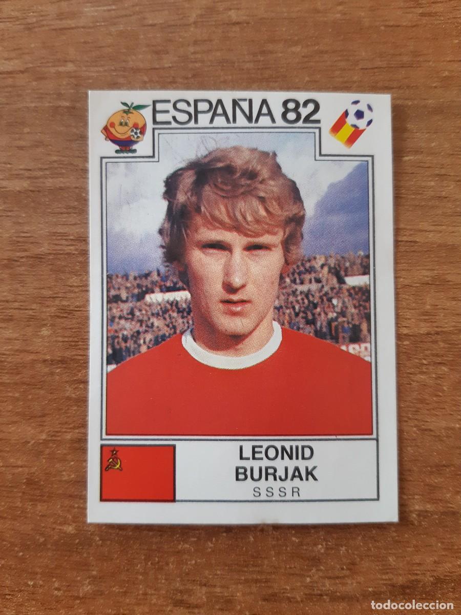 Cromos de f&uacute;tbol: N&deg;394 Leonid Burjak (URSS) Mundial Espa&ntilde;a 82 PANINI 1982. Nunca pegado, sin pegar