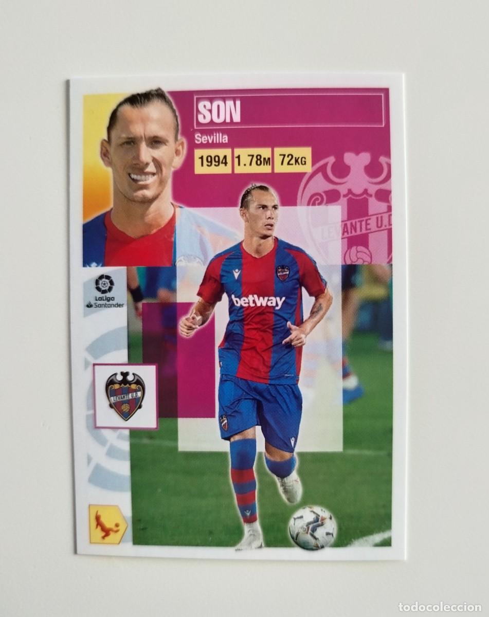 Cromos de f&uacute;tbol: Son 4 BIS COLOCA SIN PEGAR NUNCA PEGADO Levante UD Liga Ediciones Este 20 21 / 2020 2021