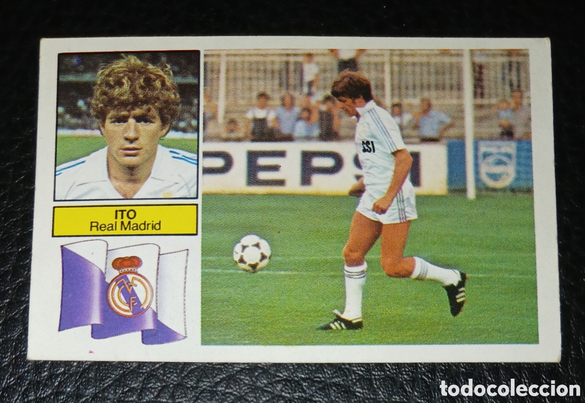 Cromos de f&uacute;tbol: Cromo Ito Real Madrid Liga 82 83 1982 1983 Ediciones Este sin pegar nunca pegado