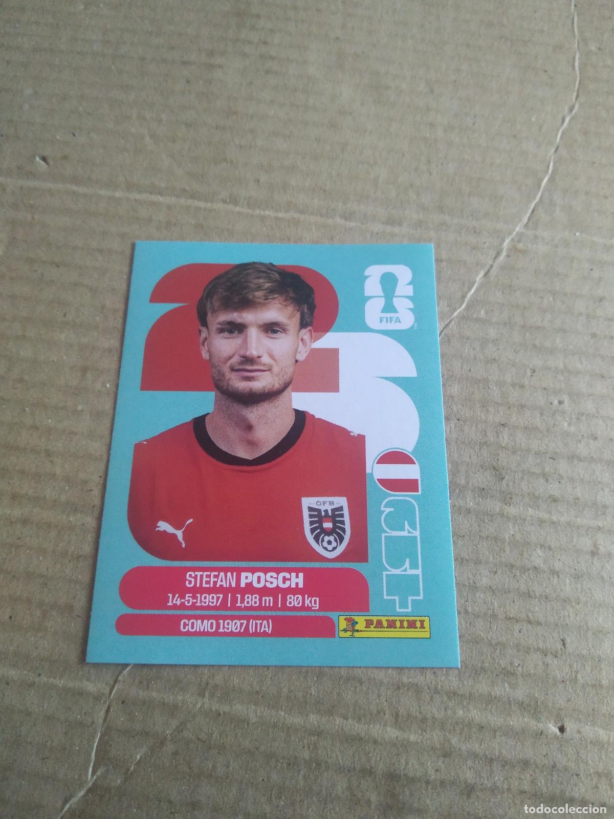 Cromos de f&uacute;tbol: AUT 7 STEFAN POSCH AUSTRIA CROMO FUTBOL PANINI MUNDIAL 2026 WORLD CUP COPA DEL MUNDO