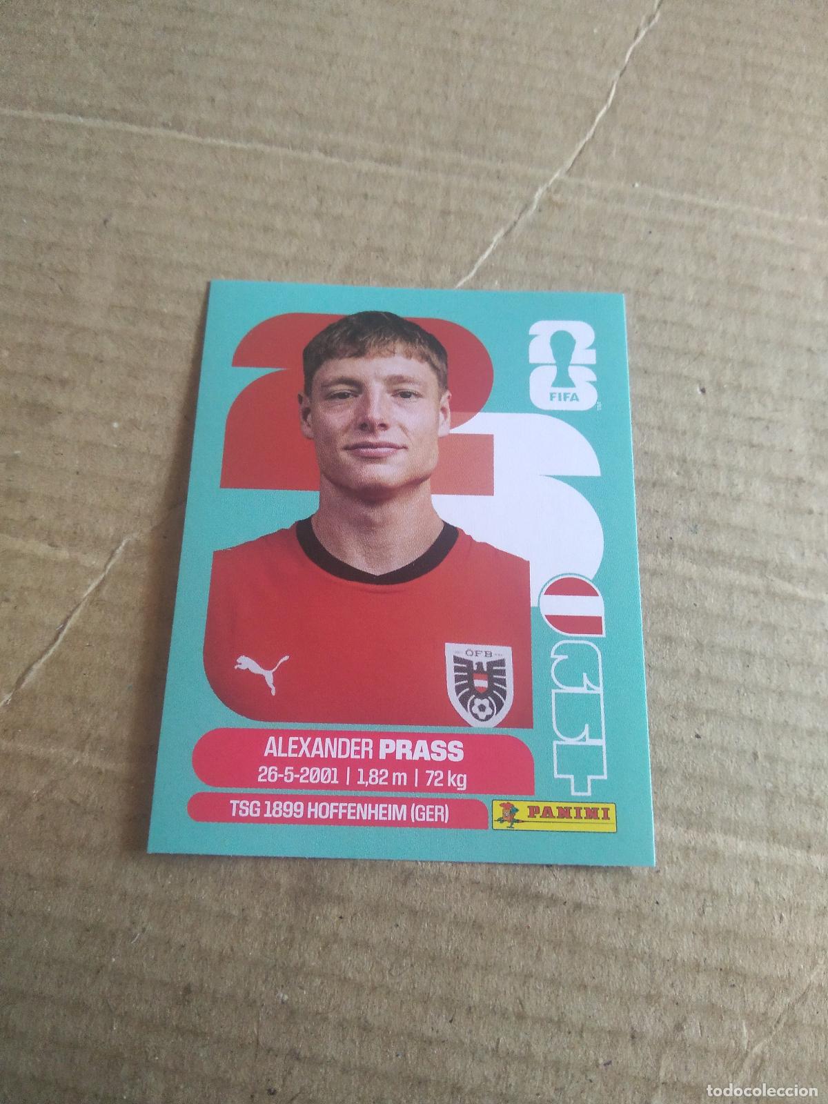 Cromos de f&uacute;tbol: AUT 9 ALEXANDER PRASS AUSTRIA CROMO FUTBOL PANINI MUNDIAL 2026 WORLD CUP COPA DEL MUNDO