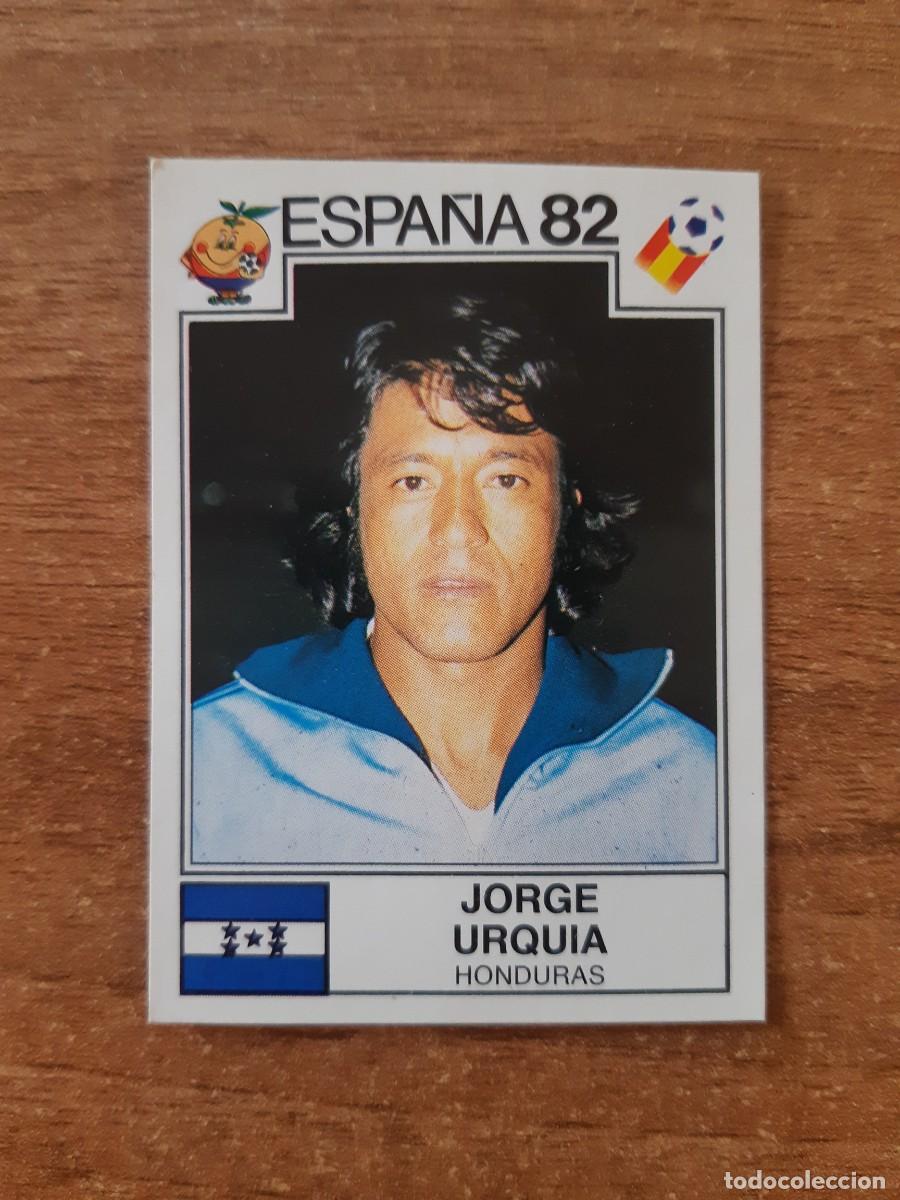 Cromos de f&uacute;tbol: N&deg;360 Jorge Urquia (Honduras) Mundial Espa&ntilde;a 82 PANINI 1982. Nunca pegado, sin pegar