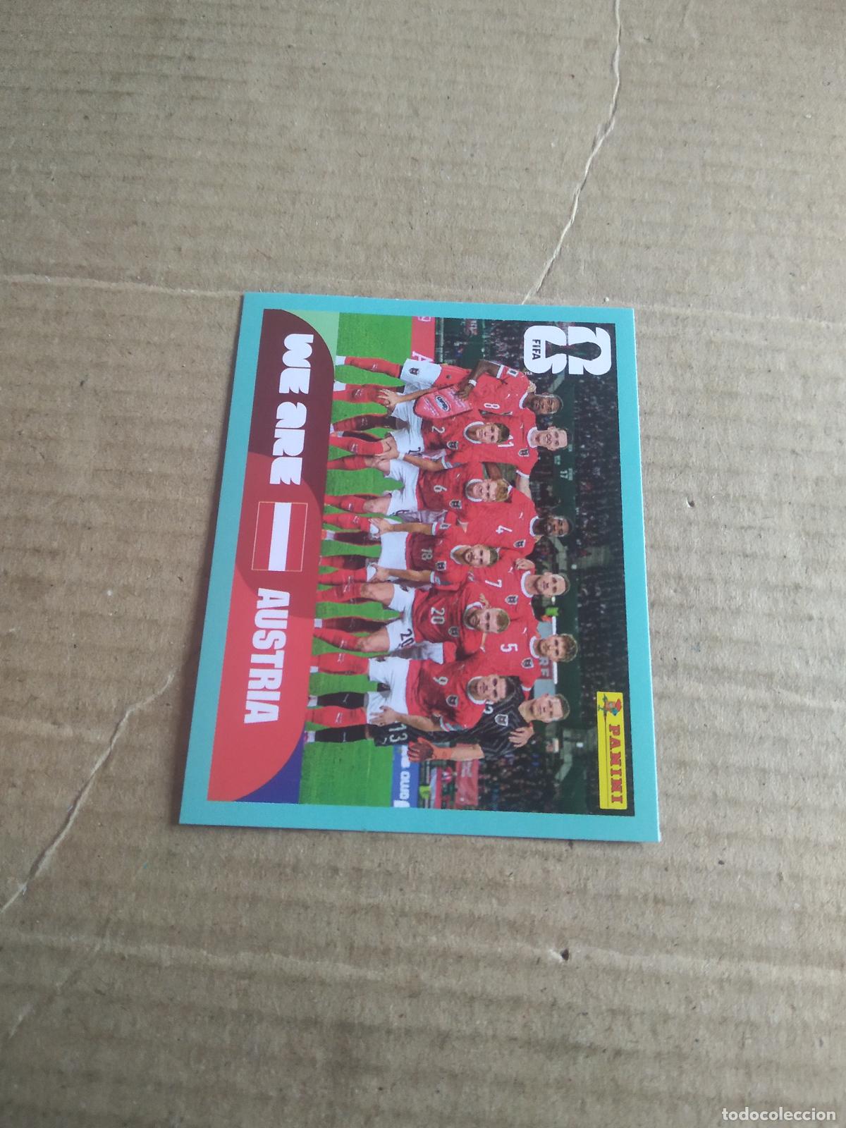 Cromos de f&uacute;tbol: AUT 13 EQUIPO PLANTILLA AUSTRIA CROMO FUTBOL PANINI MUNDIAL 2026 WORLD CUP COPA DEL MUNDO