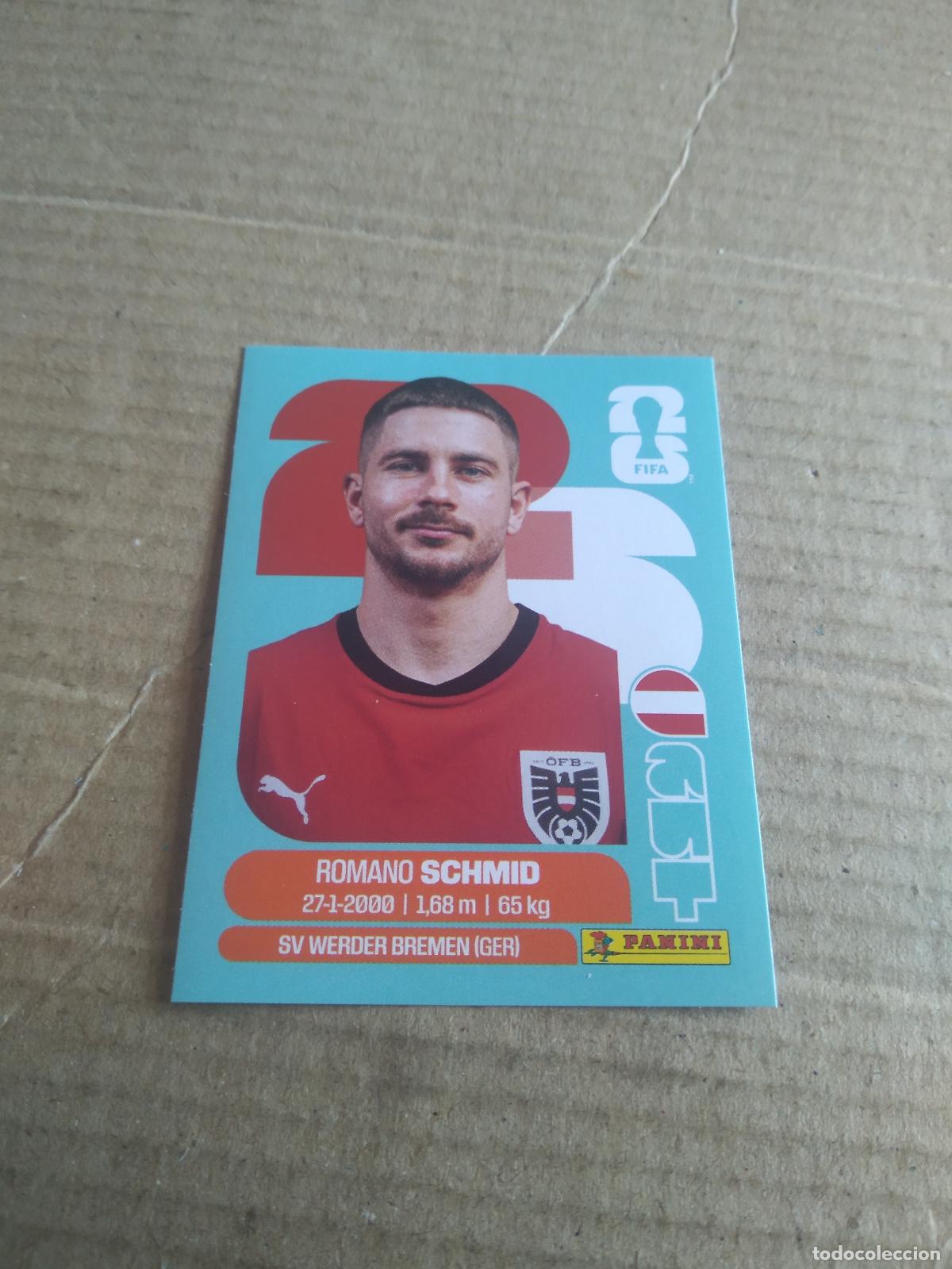 Cromos de f&uacute;tbol: AUT 16 ROMANO SCHMID AUSTRIA CROMO FUTBOL PANINI MUNDIAL 2026 WORLD CUP COPA DEL MUNDO