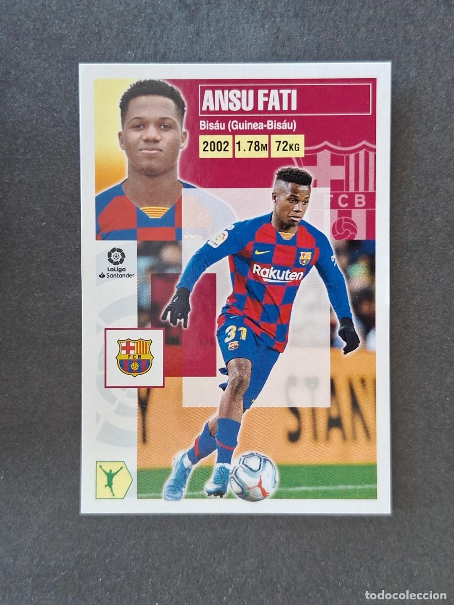 Cromos de f&uacute;tbol: L3 ANSU FATI F. C. BARCELONA LIGA ESTE 2020 2021 20 21 NUNCA PEGADO SIN PEGAR