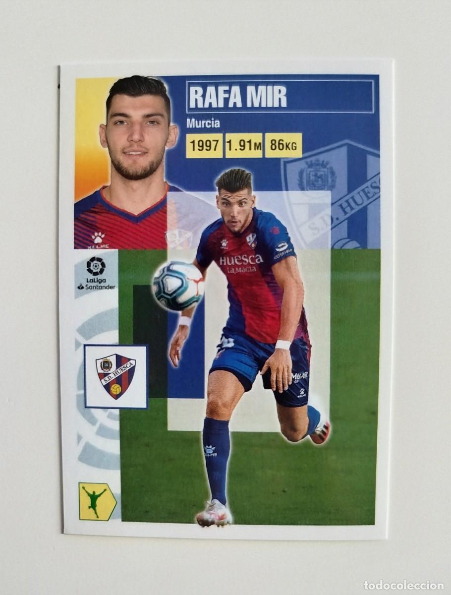 Cromos de f&uacute;tbol: Rafa Mir 18 SIN PEGAR NUNCA PEGADO SD Huesca Liga Ediciones Este 20 21 / 2020 2021
