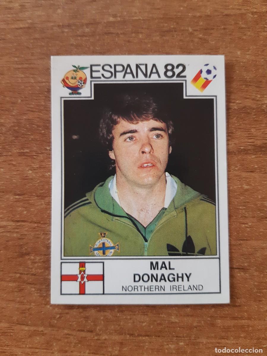 Cromos de f&uacute;tbol: N&deg;335 Mal Donaghy (Irlanda Del Norte) Mundial Espa&ntilde;a 82 PANINI 1982. Nunca pegado, sin pegar