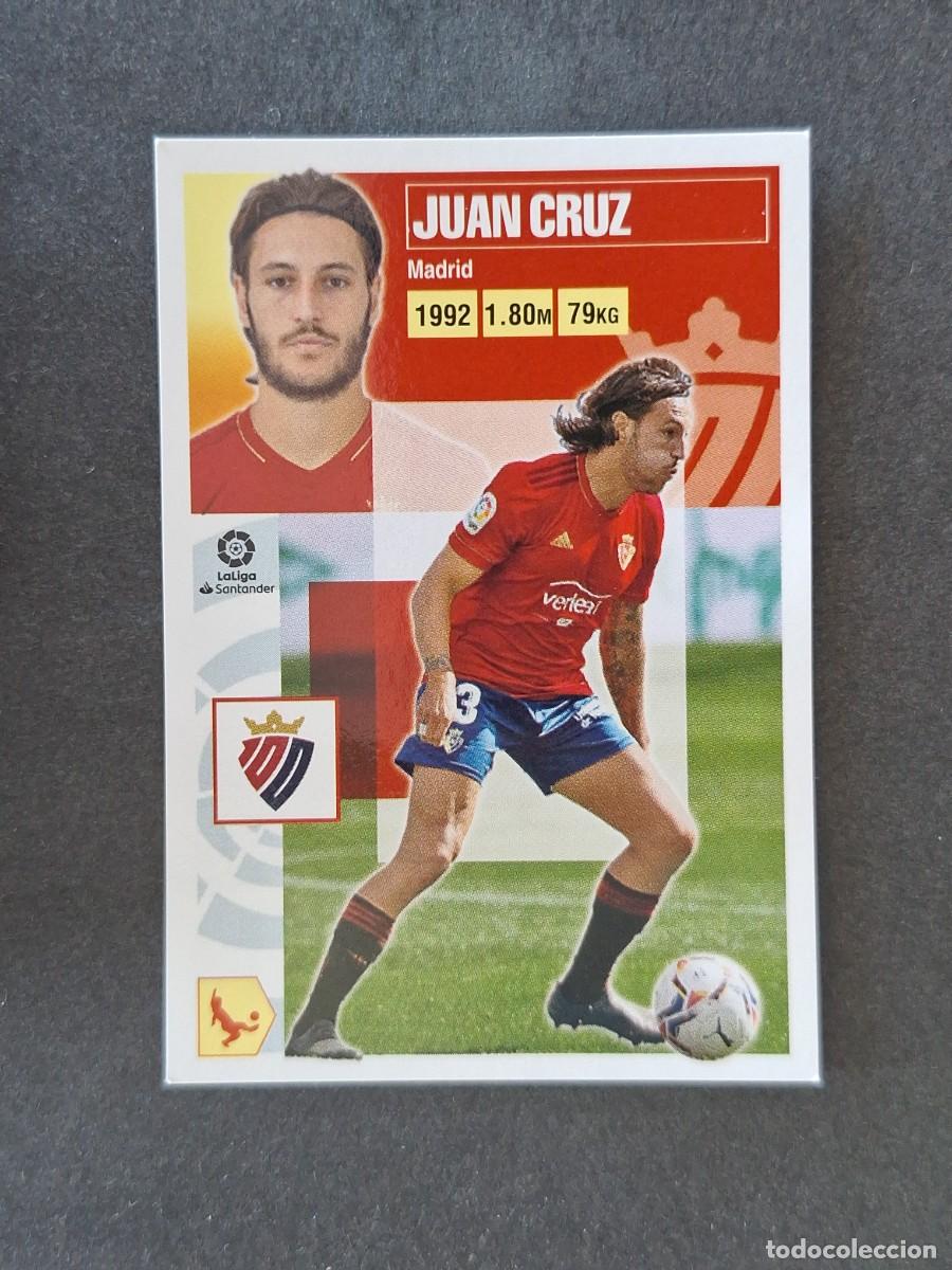 Cromos de f&uacute;tbol: L3 JUAN CRUZ C. A. OSASUNA LIGA ESTE 2020 2021 20 21 NUNCA PEGADO SIN PEGAR