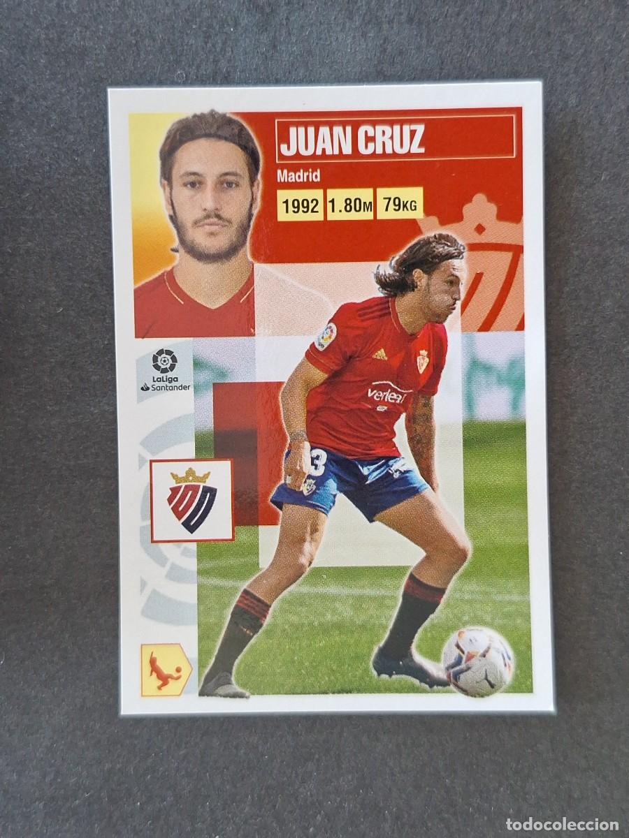 Cromos de f&uacute;tbol: L3 JUAN CRUZ C. A. OSASUNA LIGA ESTE 2020 2021 20 21 NUNCA PEGADO SIN PEGAR