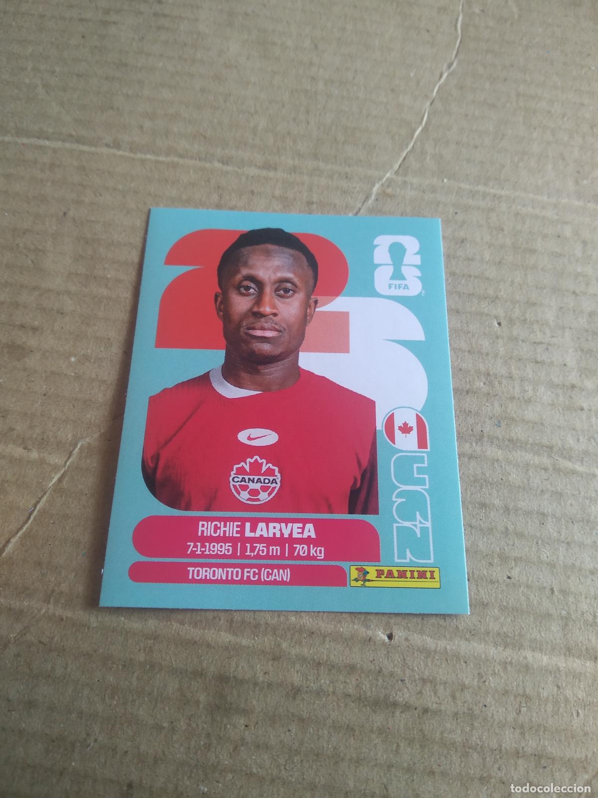 Cromos de f&uacute;tbol: CAN 6 RICHIE LARYEA CANADA CROMO FUTBOL PANINI MUNDIAL 2026 WORLD CUP COPA DEL MUNDO
