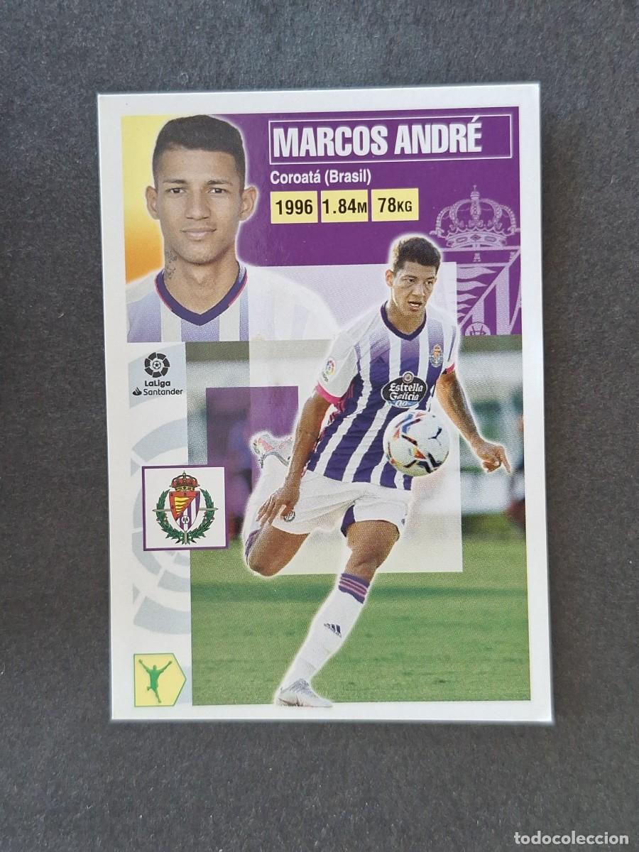 Cromos de f&uacute;tbol: L3 MARCOS ANDRE REAL VALLADOLID LIGA ESTE 2020 2021 20 21 NUNCA PEGADO SIN PEGAR